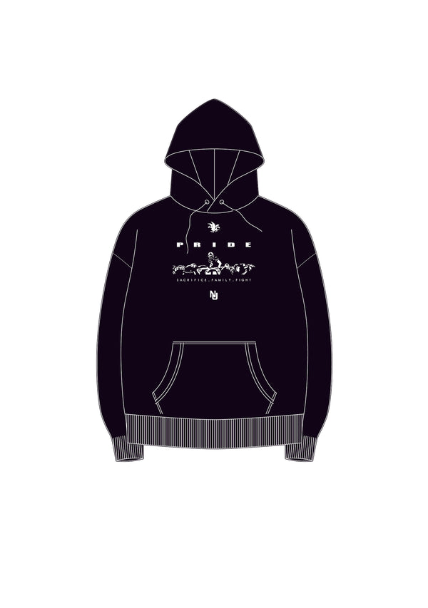 PRIDEブラックパーカー